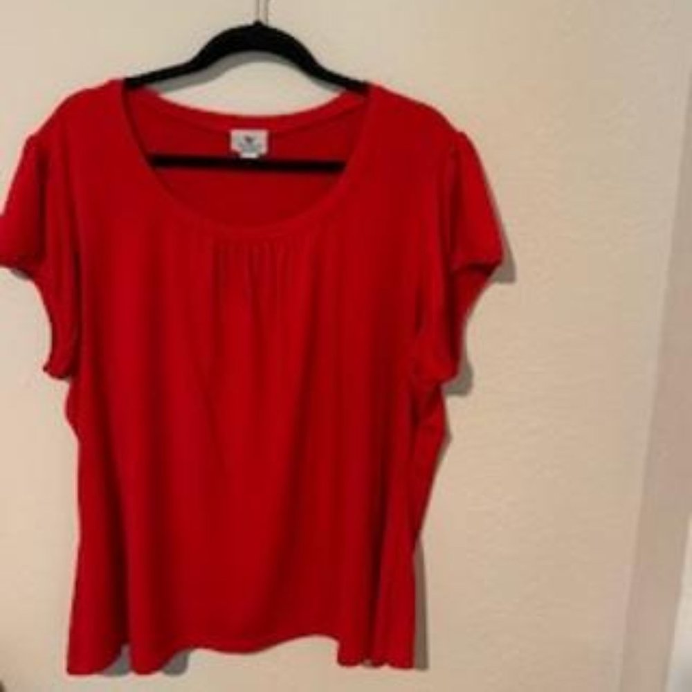 Worthington Red Blouse